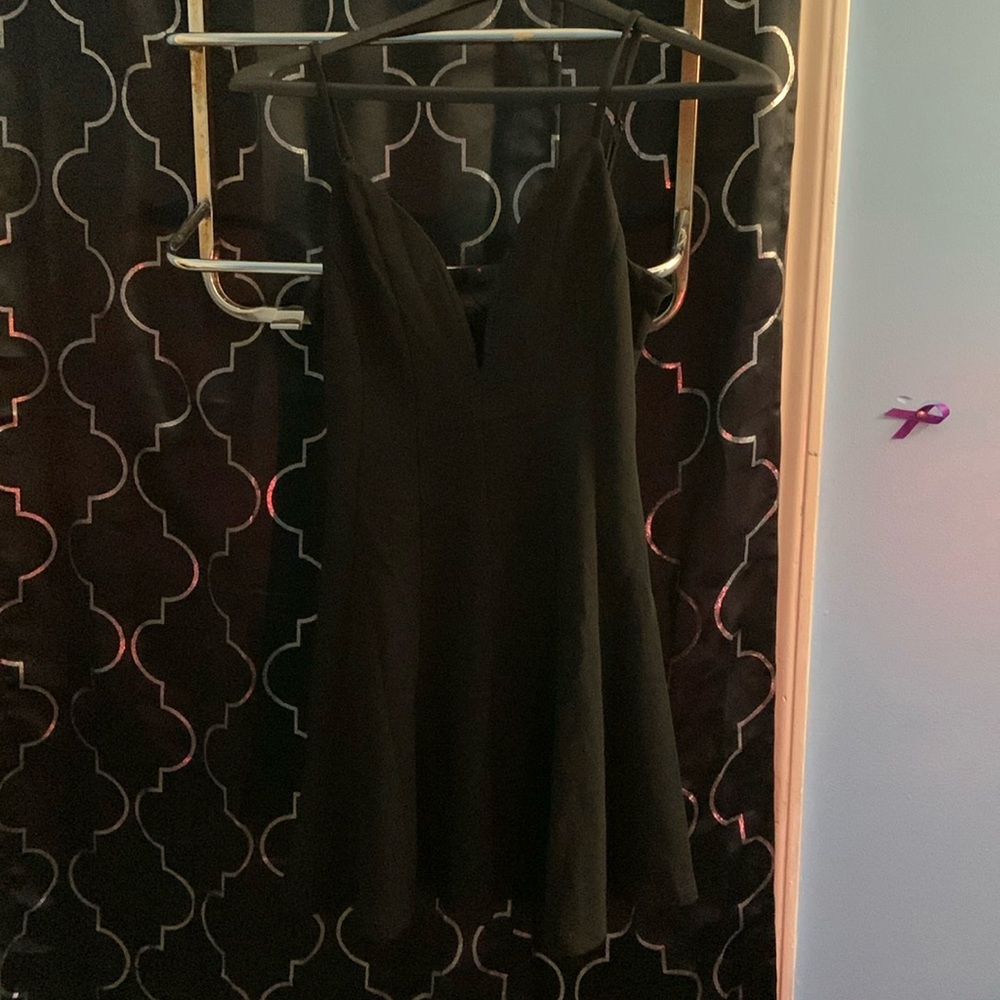 Black skater dress